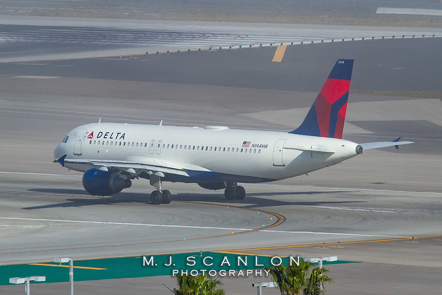 N344NW Delta Air Lines | Airbus A320-212 | Los Angeles International Airport