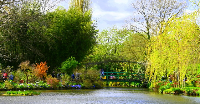 Early Spring Monet's garden Giverny