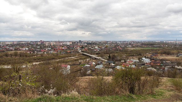 Ivano-Frankivsk - view from Vovchinets hills