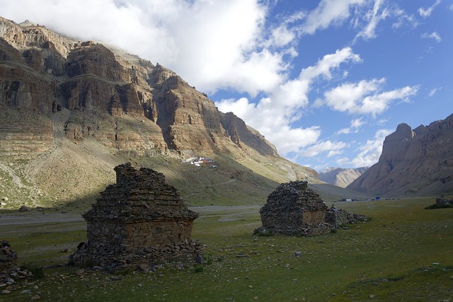 The old stupas in the Lha chu valley, Tibet 2019