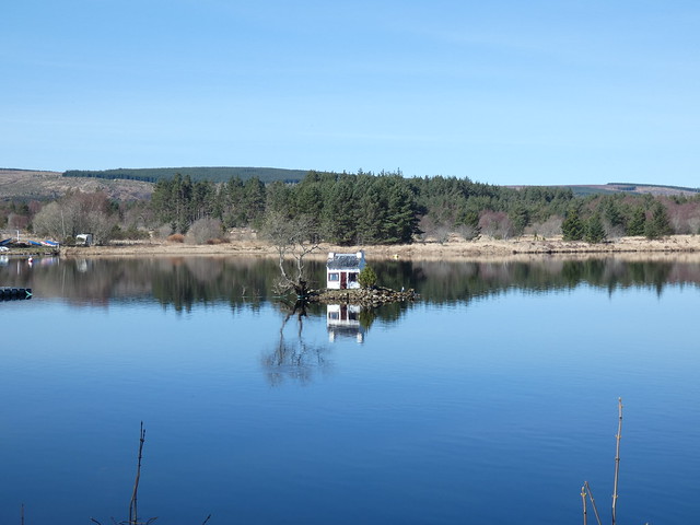 The Wee Hoose on loch Shin in Lairg.
