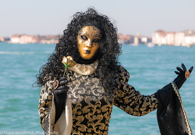 Masked model(s) at the 2022 Venice Carnevale - 28.02.2022