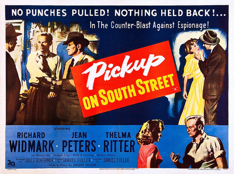 Le Port de la drogue (Pickup on South Street, Samuel Fuller, 1953) poster US