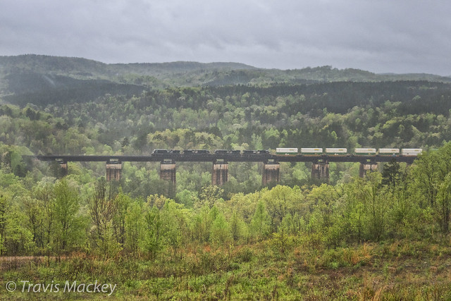 NS 203 crossing over Wells Viaduct