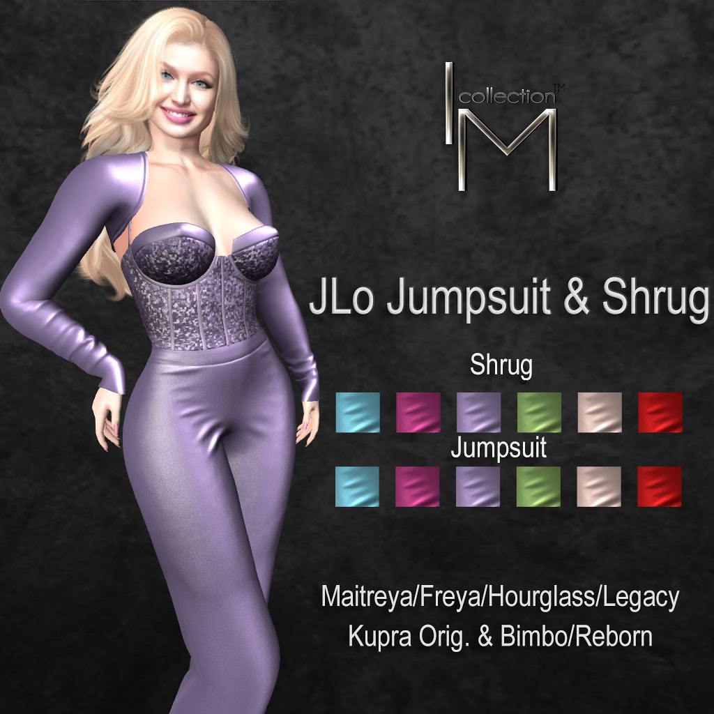 I.M. Collection JLo Jumpsuit & Shrug ad