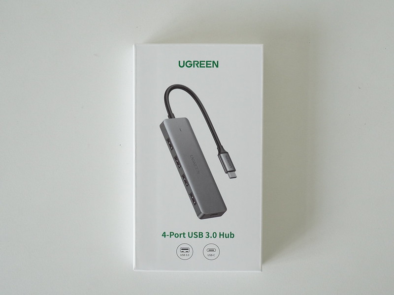 Ugreen USB-C to 4-Port USB 3.0 Hub - Box Front