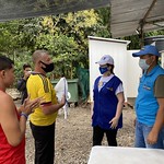 Distribution of hygiene & disease prevention kits donated by the Rotary Club of Washington DC at Punto de Apoyo Hermanos Caminantes Venezolanos y Colombianos