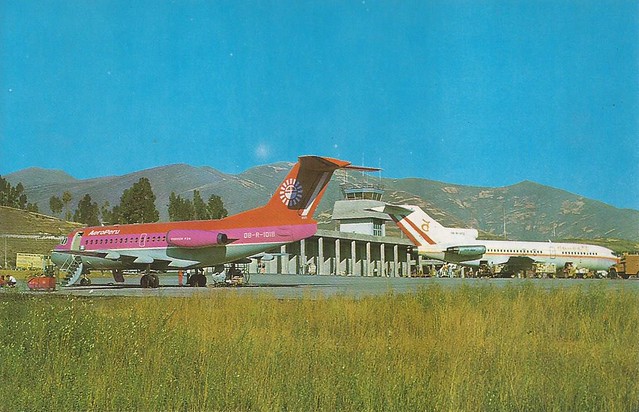 Cusco Airport (CUZ) postcard - 1970's