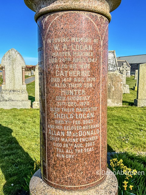 Hollyrood Cemetery - Newburgh Aberdeen Scotland - 19th April 2022