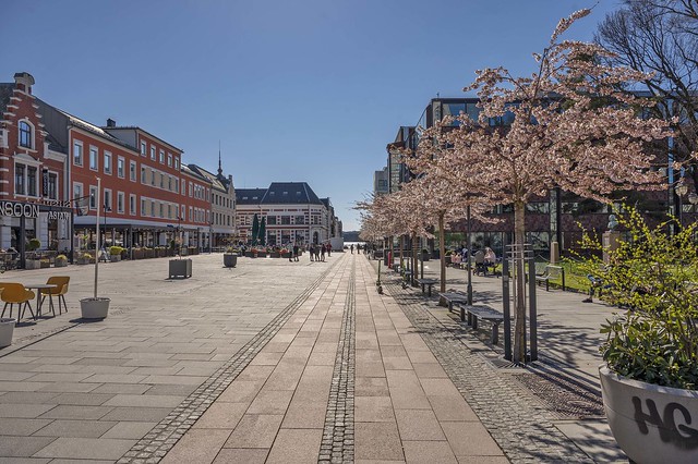The square in Kristiansand