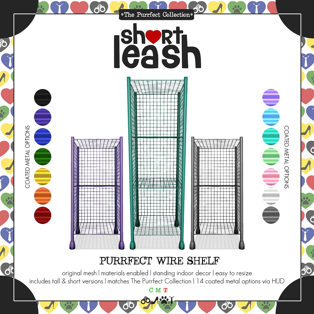 .:Short Leash:. Purrfect Wire Shelf