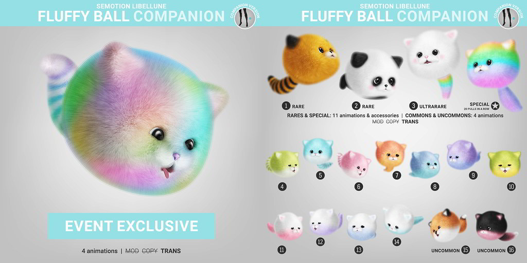 SEmotion Libellune Fluffy Ball Companion