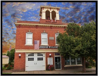 Jordon New York   - Village  Hall - Historic Downtown- Onondaga County