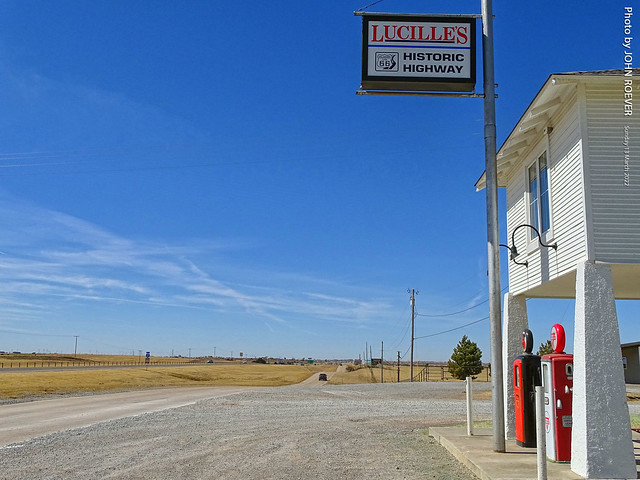 Lucille's Service Station on Route 66, 13 Mar 2022