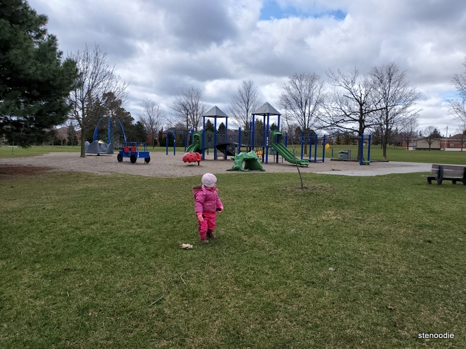  toddler in a playground