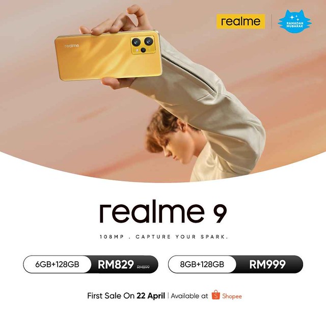 Realme 9 Dilancar Di Malaysia Dengan Harga Bermula Rm829