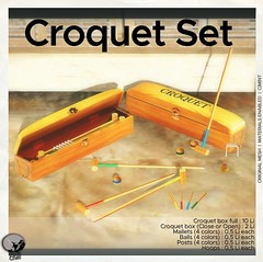 Croquet Set : New release !