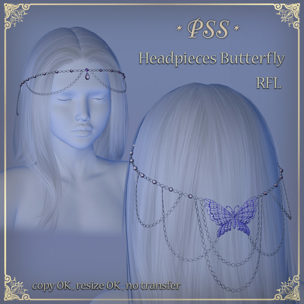 *PSS* Headpieces  Butterfly  Fantasy Faire RFL