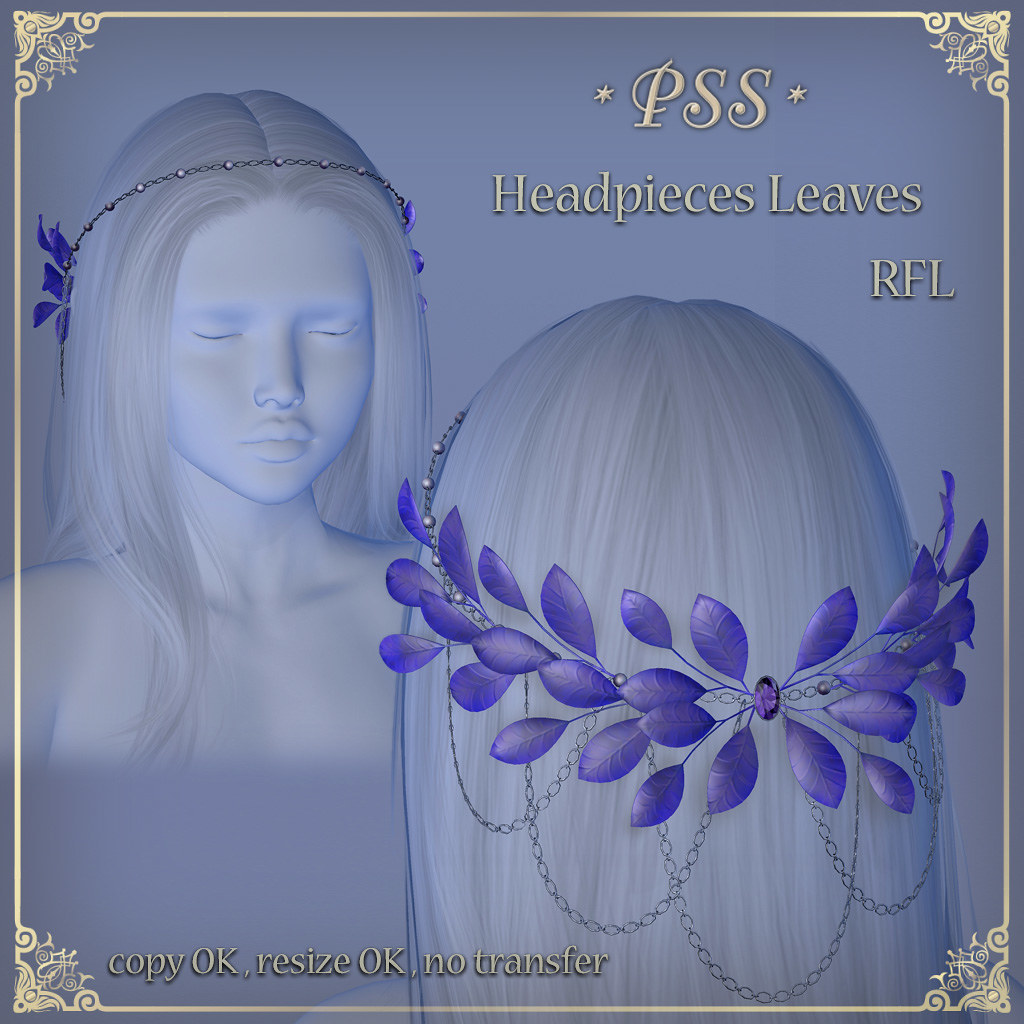 *PSS* Headpieces Leaves  Fantasy Faire RFL