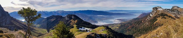 Panorama, Lac d'Annecy, France, Haute-Savoie