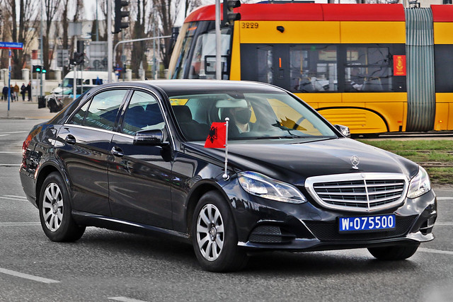 Mercedes-Benz E 200 Bluetec W212 - W 075500 - Albania Diplomat [Ambassador], Poland
