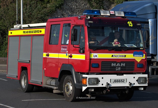 Jersey Fire & Rescue Service MAN J66652