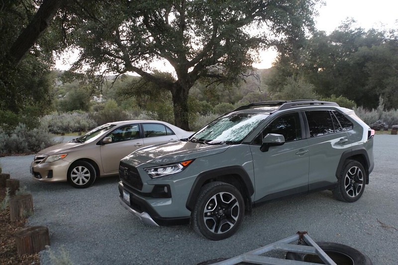 Using two cars, we dropped my Rav4 off at the hike's terminus, in the Boulder Oaks Campground near I-8