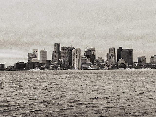 Boston in Black and white.