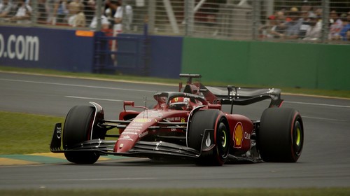 Charles Leclerc , Scuderia Ferrari . Australian Grand Prix 2022