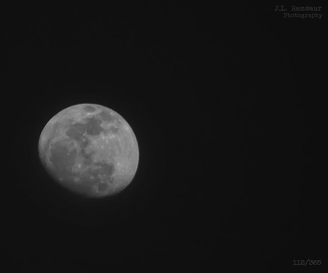 112/R365 - Waxing Gibbous Moon - April 22, 2013