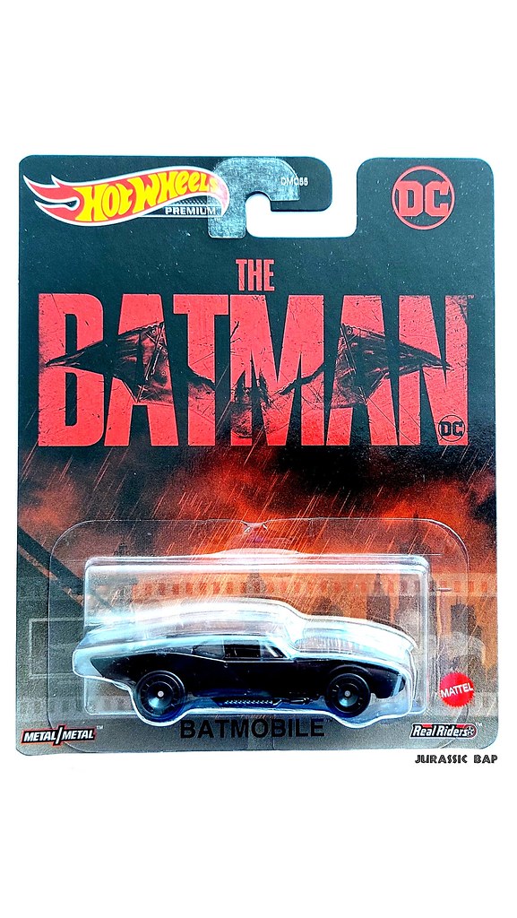 Hot Wheels Batmobil Retro - Das Batman Batmobil Premium, 1:64 Modellauto Aus Metall