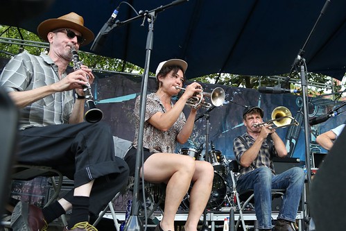 Tuba Skinny at French Quarter Fest 2022. Photo by Michele Goldfarb.