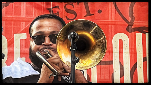 Da Truth Brass Band at French Quarter Fest - April 22, 2022. Photo by MJ Mastrogiovanni.