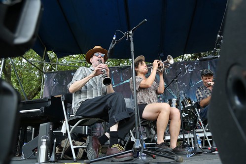 Tuba Skinny at French Quarter Fest 2022. Photo by Michele Goldfarb.