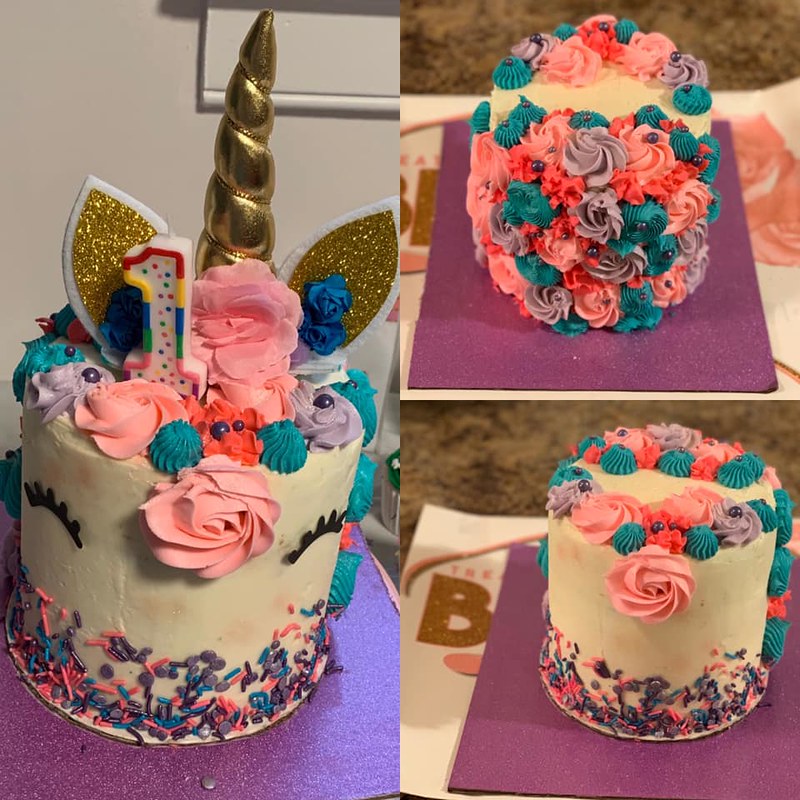 Unicorn Inspired Cake from Treats by BriRose