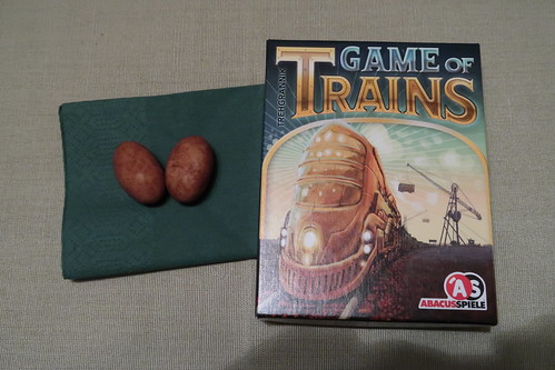 Marzipaneier zum Kartenspiel „Game of Trains“