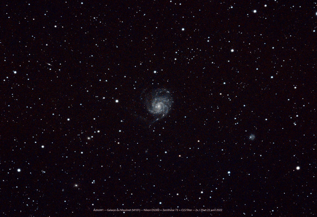 Galaxie du Moulinet (M101) (exp=3h)