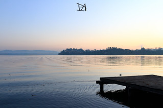 Lido di Gavirate in 24mm, Lago di Varese