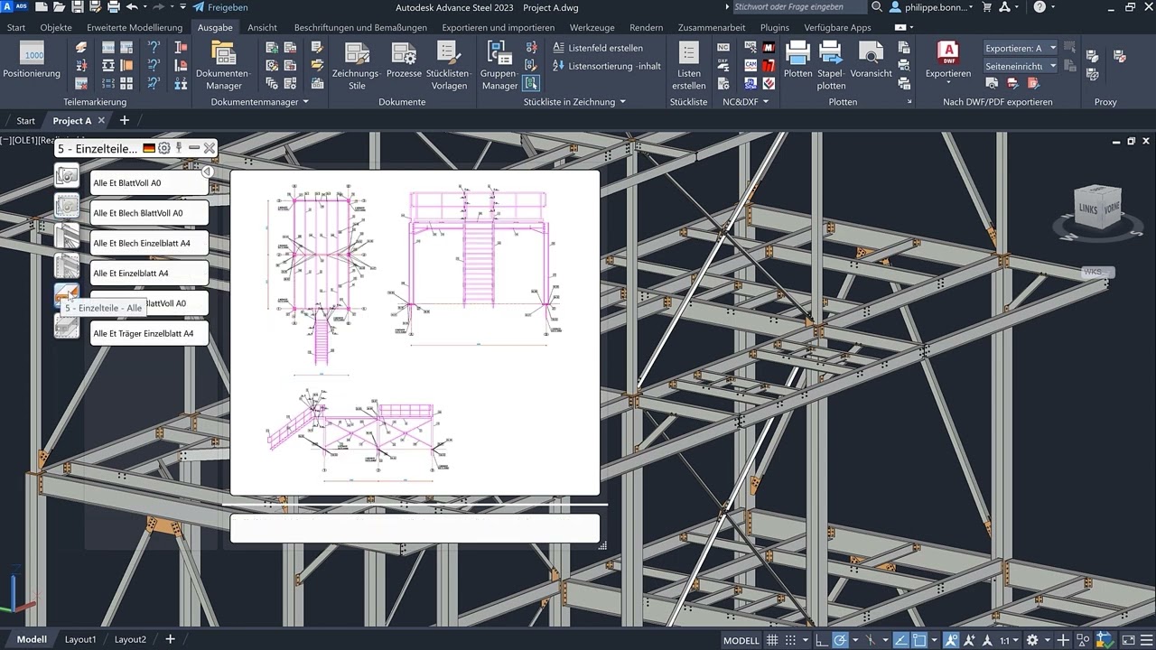Working with Autodesk Advance Steel 2023 full