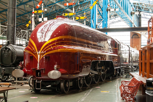 LMS 6229 'Duchess of Hamilton', National Railway Museum, York, March 2022