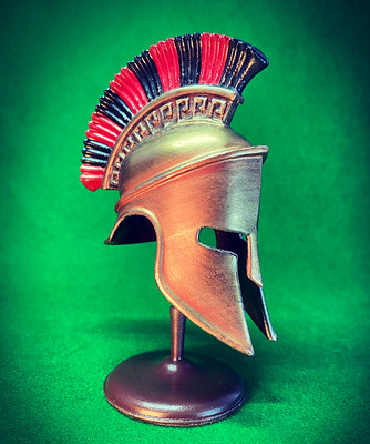 3D Printing  16th Spartan Helmet Test