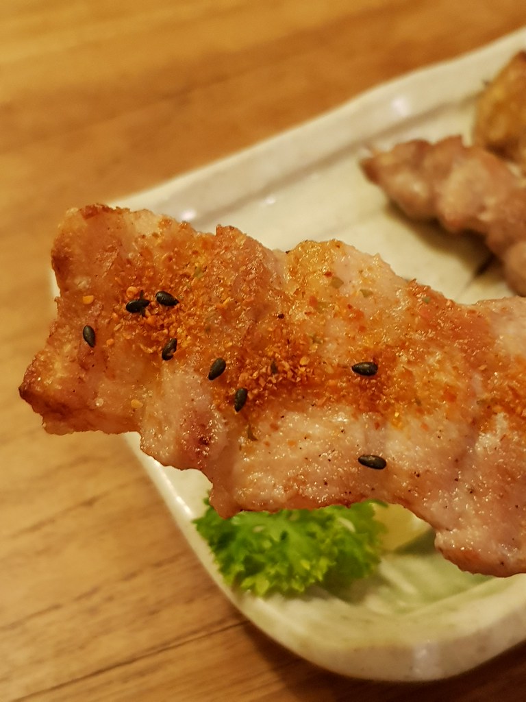 豚バラ Tonbara (pork belly) rm$5 @ 金八居洒屋 Kimpachi Japanese Restaurant SS17
