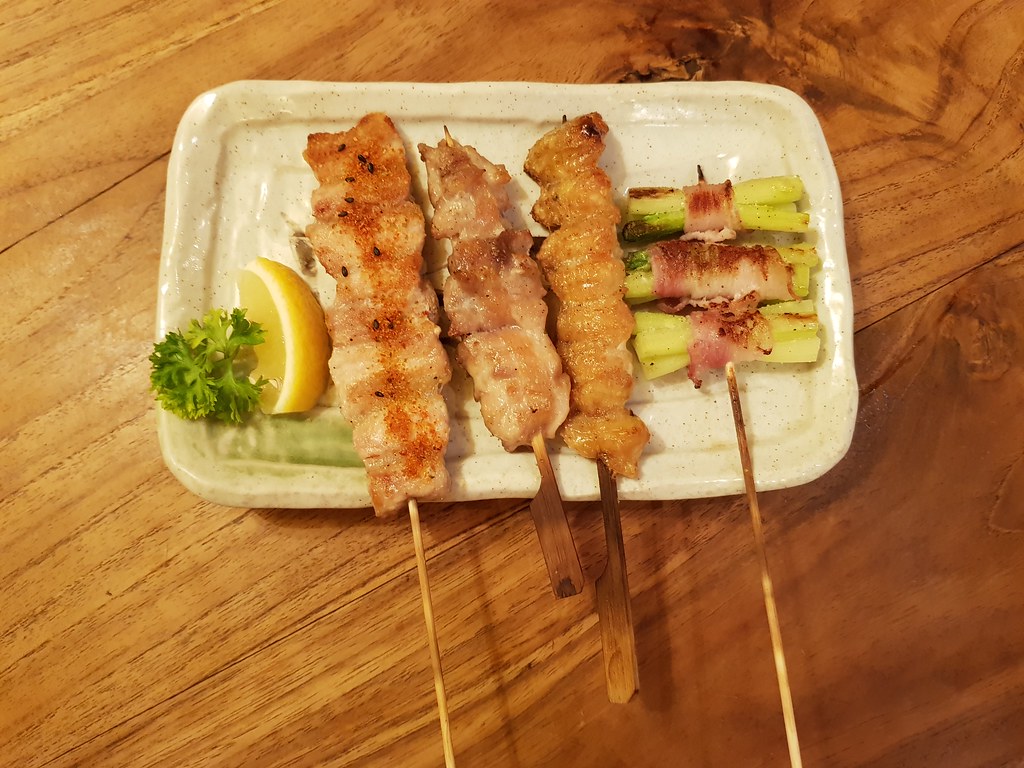 串燒物 Kushiyaki rm4 to rm$7 @ 金八居洒屋 Kimpachi Japanese Restaurant SS17