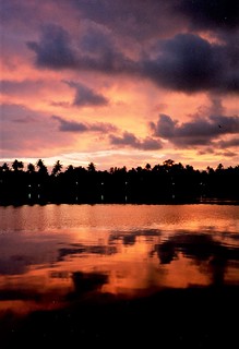 Sunset, Quilon, Kerala Backwaters, India