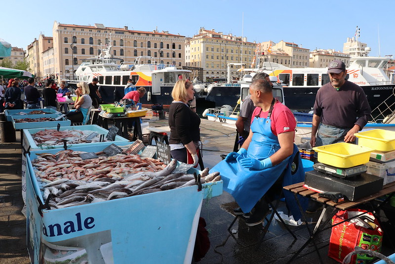 Mercado del pescado de Marsella