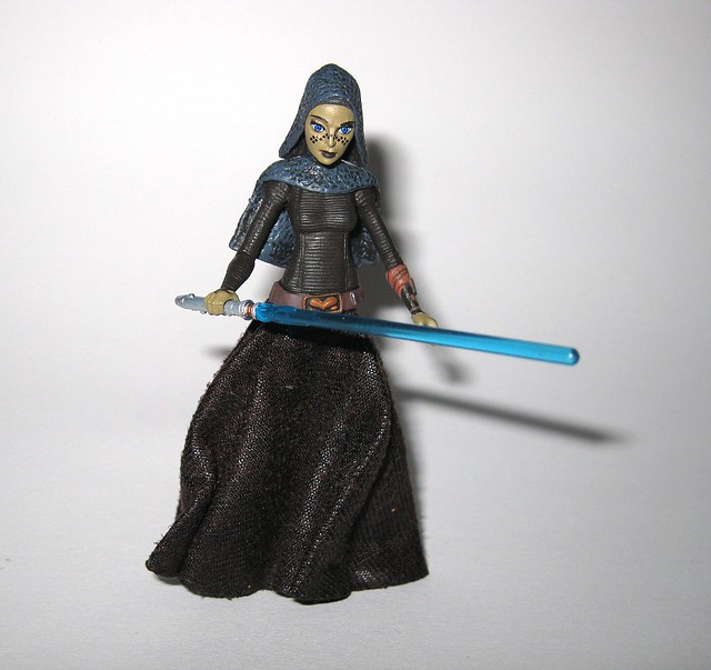 barriss offee cw50 star wars the clone wars blue and black packaging basic action figures 2010 2011 hasbro f