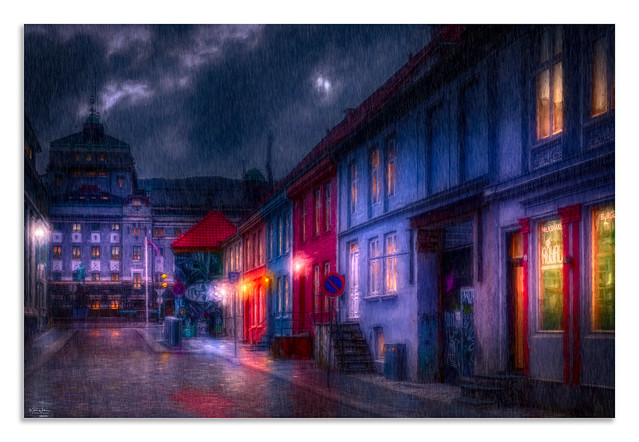 Bergen in the Rain
