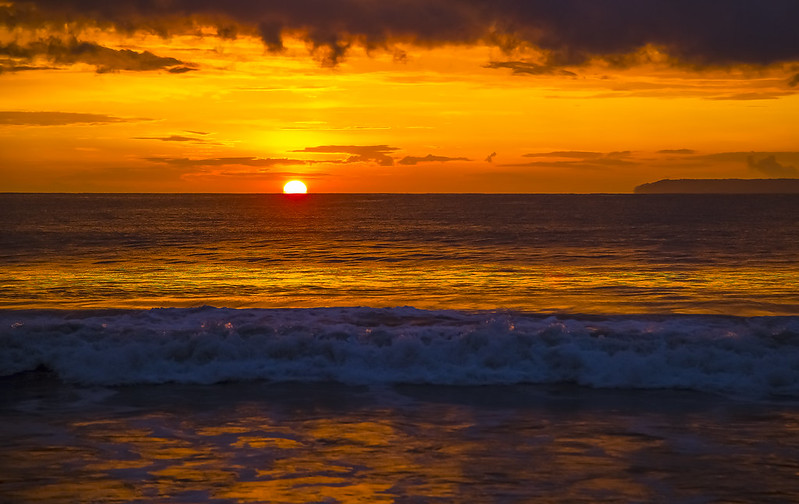 Sunset at Drake Bay, Costa Rica