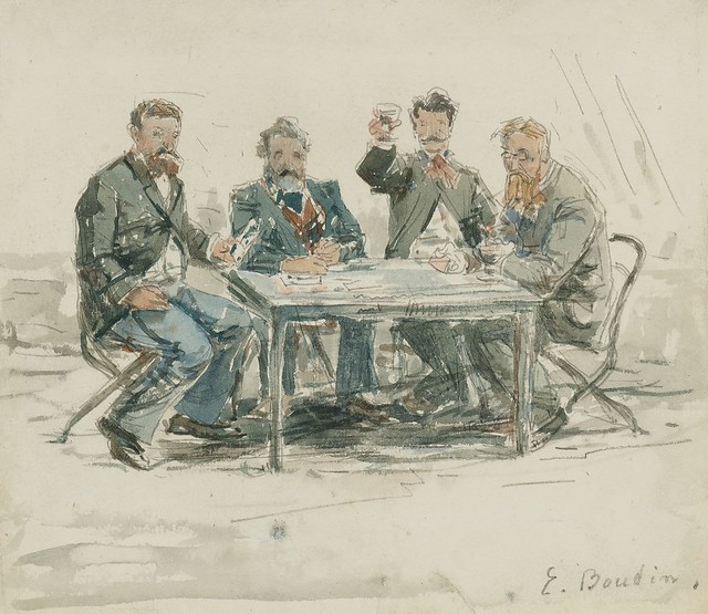 1867 Eugene Boudin À la ferme Saint-Siméon (Jongkind, Émile van Marcke, Claude Monet et le père Achard