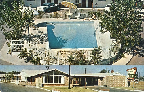 texas dualview motel postcard vintage mckinney pool knockoffgreatsign